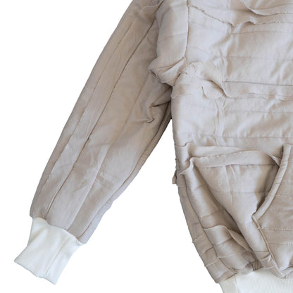 Beige-Hoodie