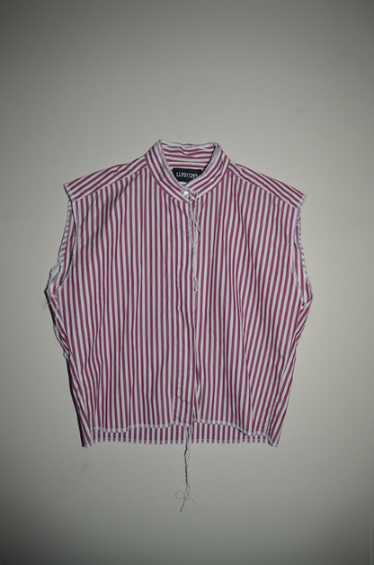 RED / WHITE STRIPE SHORT SLEEVE