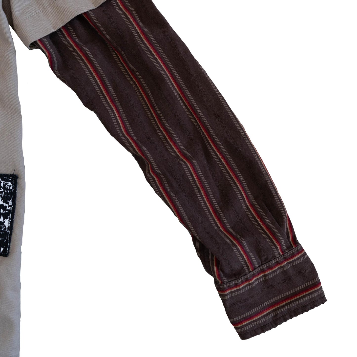 Tan / Striped Sleeves
