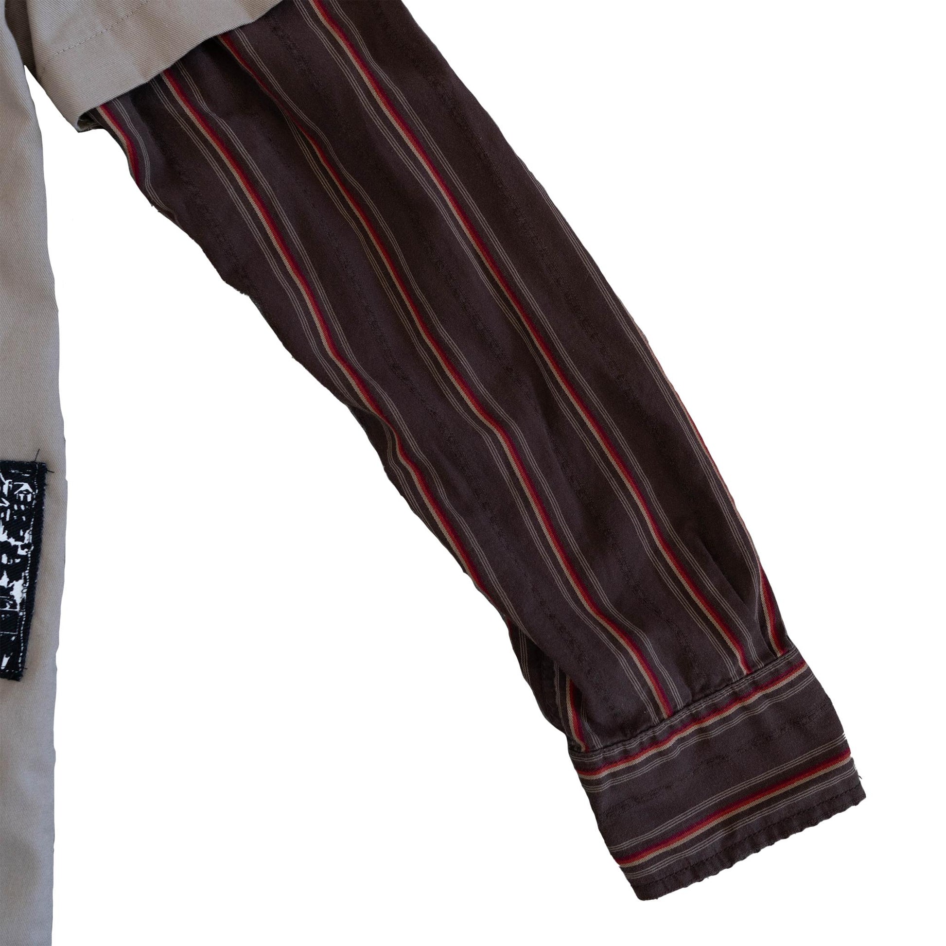 Tan / Striped Sleeves