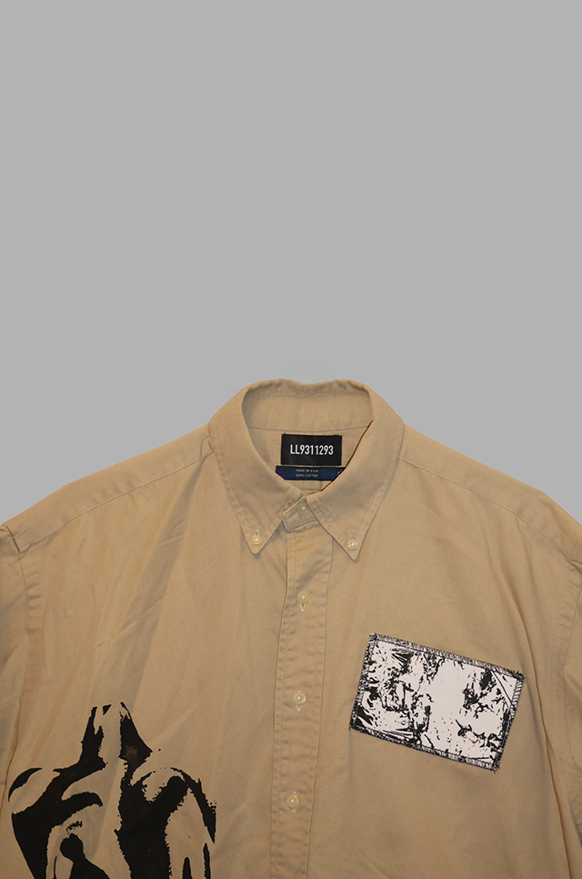 Tan Button-Up