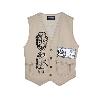 TAN VEST