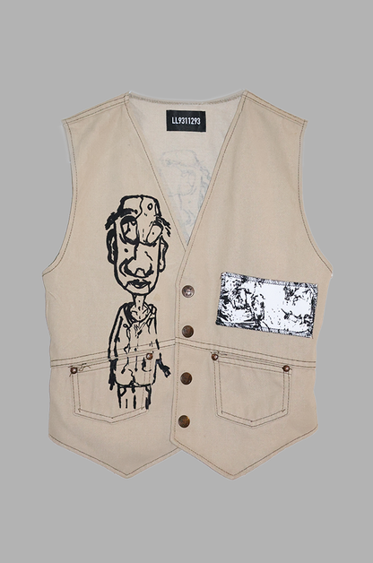 TAN VEST