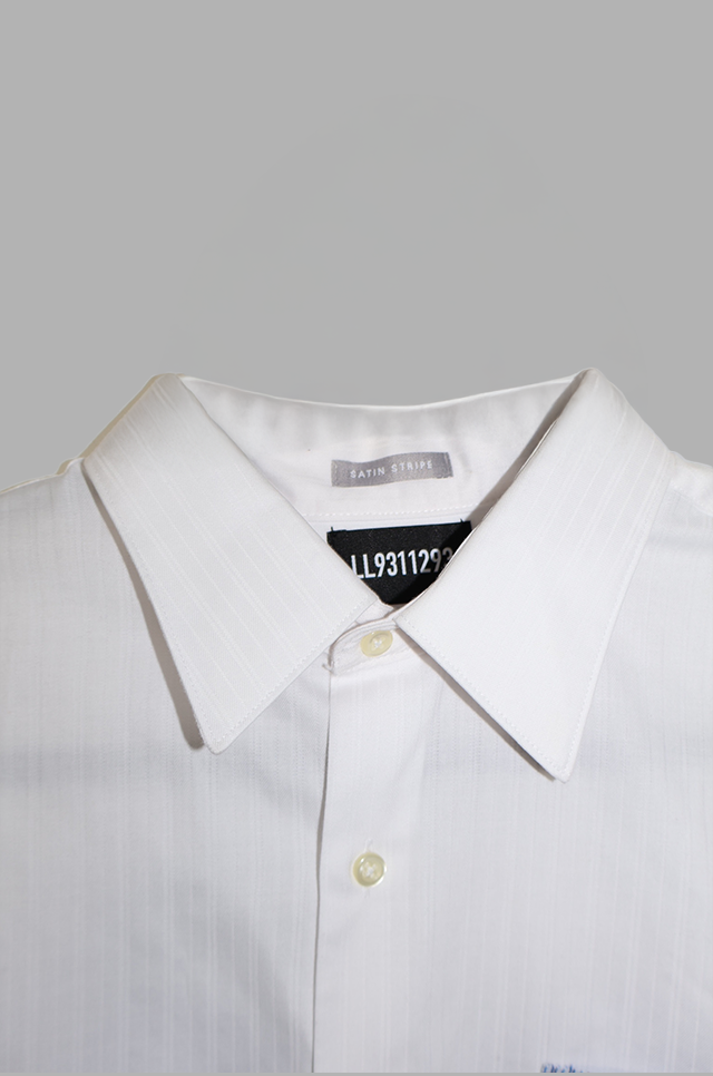 White Short-Sleeve Button Up