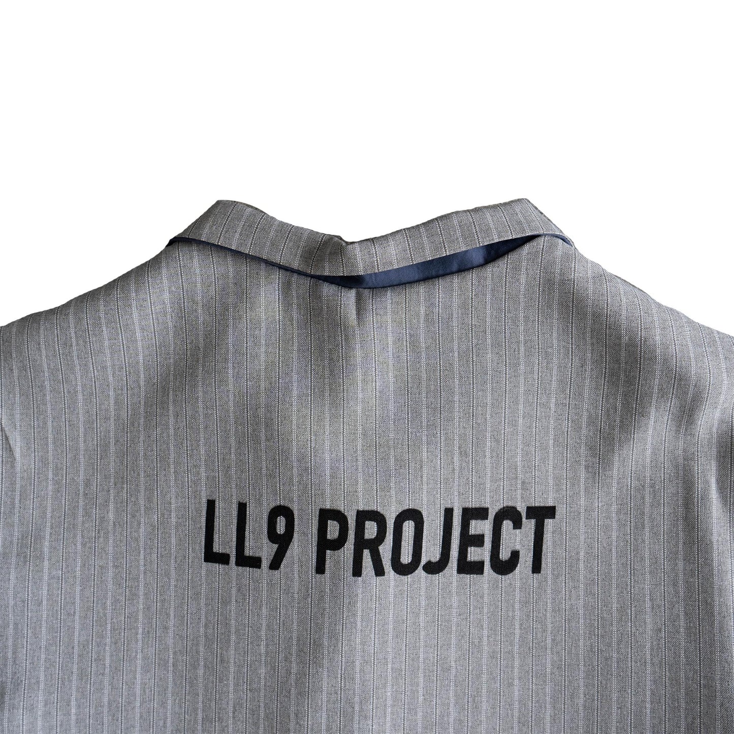 Grey Pinstripe Top