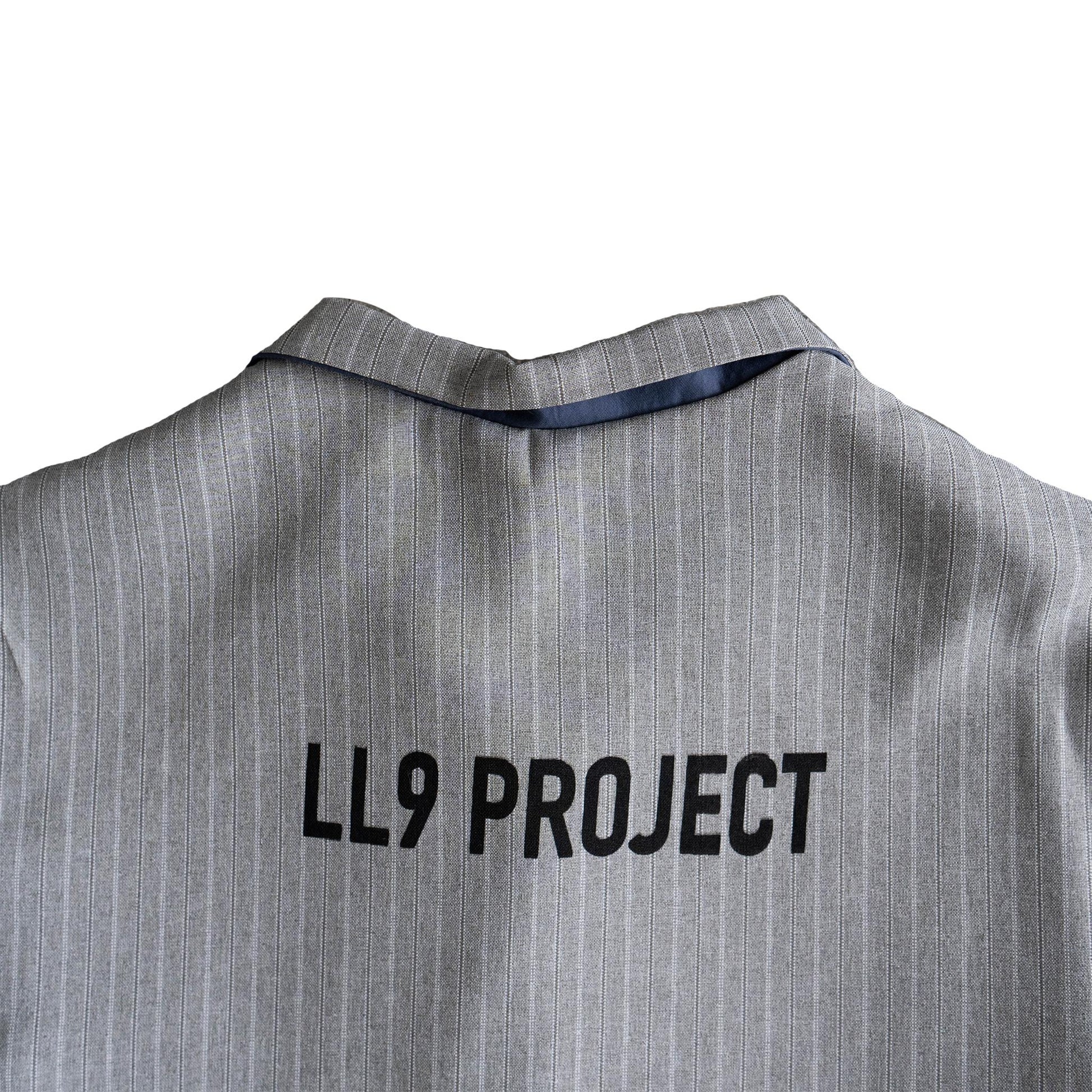 Grey Pinstripe Top
