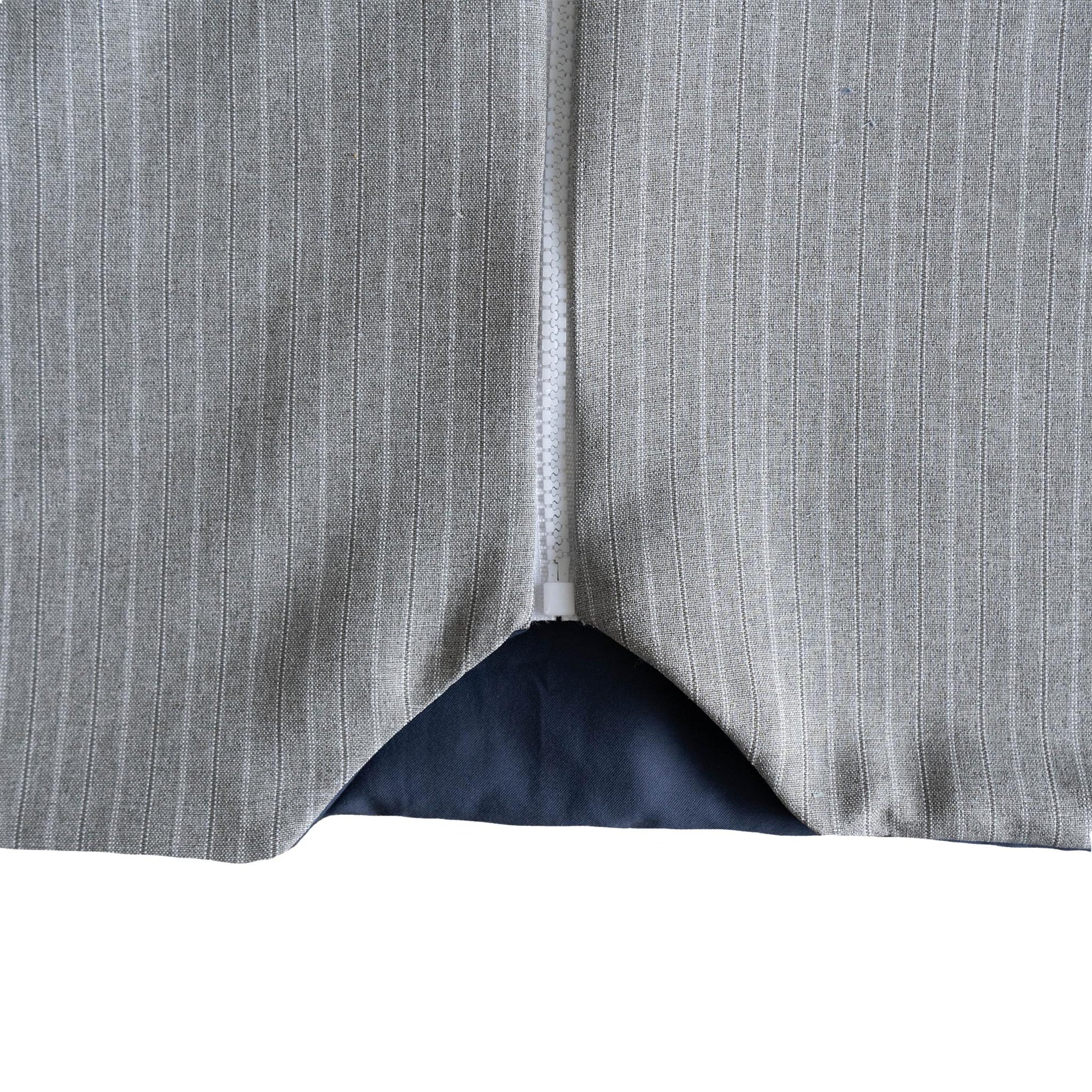 Grey Pinstripe Top