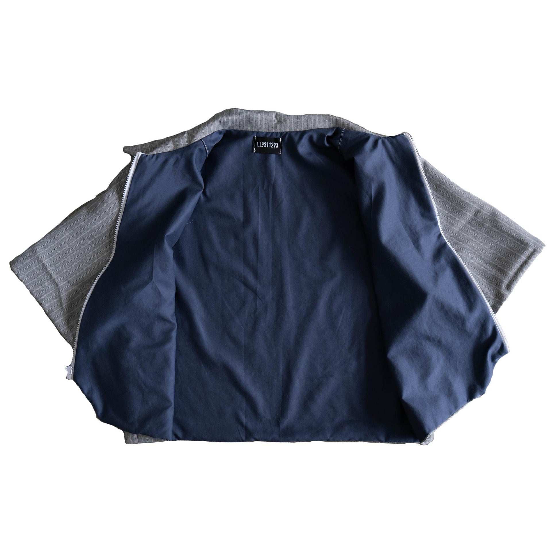 Grey Pinstripe Top